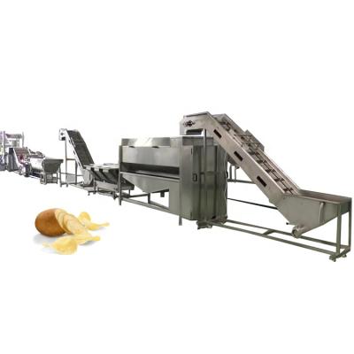 China Automatic French Fries Cassava Fries Line Fried Potato Strips Production Sweet Potato French Fries Production Line en venta