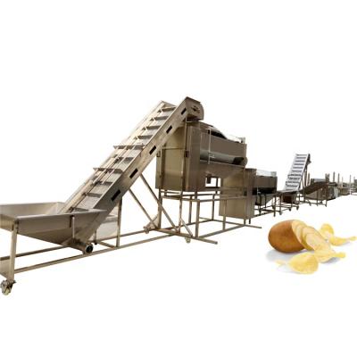 China Automatic french fries taro chips production line tapioca chips production line cassava chips production machines for sale