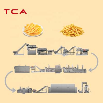 China Chips Industrial French Fries Production Machinery Frozen French Fries Production Line for sale