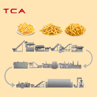 China Vegetable Processing Factory Frozen French Fries Production Line Price French Fries Machine Production Line Te koop