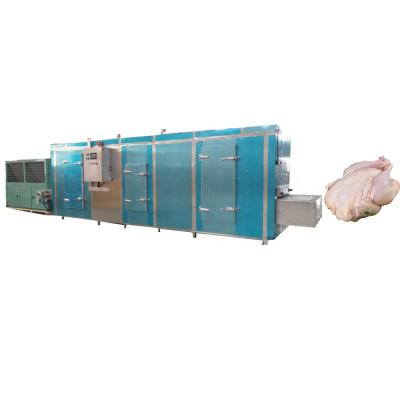 China factory belt iqf machine deep freezer tunnel chicken iqf frozen freezer for sale