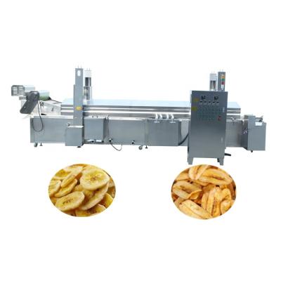 China Factory Industrial Continuous Belt Snacks Frying Machine Frying Machine Automatic Deep Fryer Machine for sale