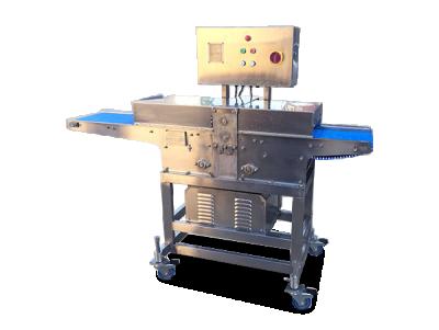 China Meat Processing Equipment 304 Stainless Steel Industry Fully Automatic Meat Slicer Cutter Chicken Meat Cutting Machine Te koop