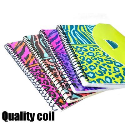 China Spiral Custom Printing PP Cover Daily Monthly Planner Journal Paper Notebook for sale