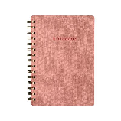 China Printed Custom Logo A5 Double PU Notebook Softcover Leather Journal for sale