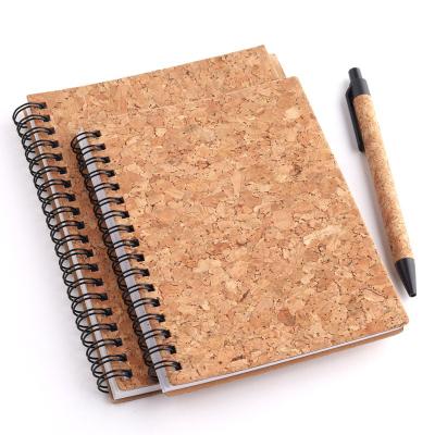 China Eco-Friendly High Quality Spiral Cover Hard Notebook With Sticky Notepad Wholesale for sale