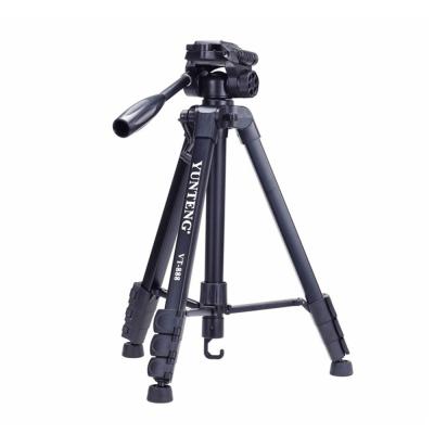 China Stability Pan Tilt Aluminum Alloy Black Built-in Camera Tripod for Video Conference for sale