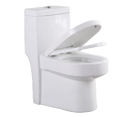 China One Piece Toilet 208046 Sanitary Ceramic Siphonic Trap Toilet Bowl WC Double-Flow Ware for sale