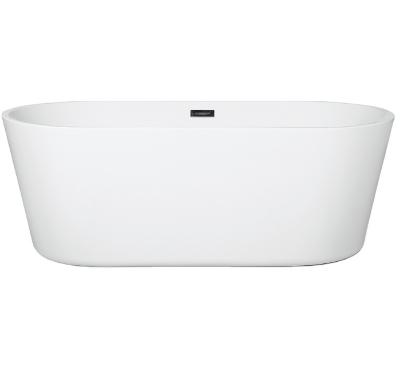 China Freestanding Cheap Bathroom Soaking Freestanding Round Acrylic Bathtub for sale