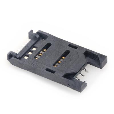 China audio & High Quality MUP Shenzhen Video Factory 6pin SMT Type Cheap SIM Card Connector Socket Circuit Board PCB Connector For IOT GPS for sale