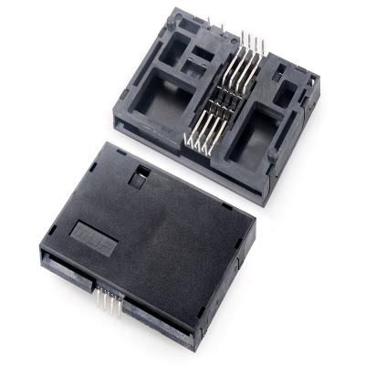 China Automotive MUP Switch DIP Type 8+ IC Card Connector Credit Card Reader Holder For POS for sale