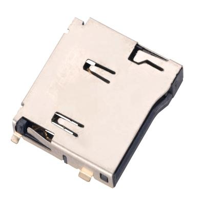 China Small mini automotive connector MUP M614 8PIN TF PUSH BOOST memory card connector SD card connector for sale