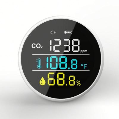 China Multi-function CO2 PM2.5 Detector Air Quality Monitor /new indoor home home car /indoor CO2 Meter LCD Display CO2 Detector Air Quality Monitor CO2 TVOC HCHO Fine Analyzer PM2.5 Sensor for sale