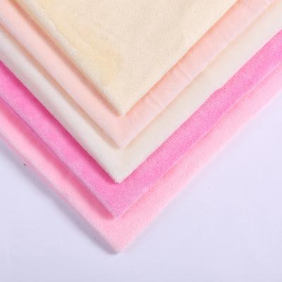 China 50cm*160cm Minky Tear-resistant Fabrics For Sewing Diy Handmade Home Textile Fabric For Toys Plush Cloth Patchwork Solid Color Style for sale