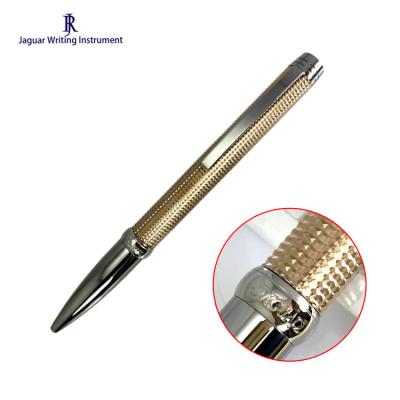 China office & Pen JR3869 (Gold)* Most Classic Brass Ball Type Gold Plating Metal Twist School Pen For Business for sale