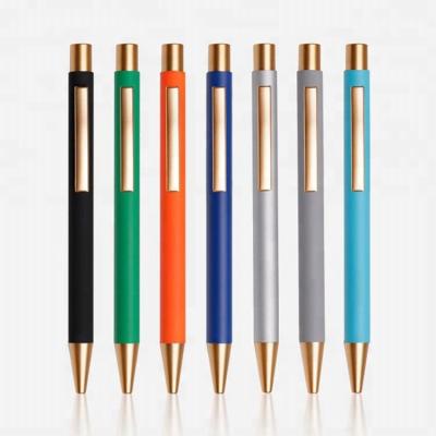 China Pen Promotional Gift Wholesale Best Cheap Multi Color Metal Ballpoint Pen With Logo for sale