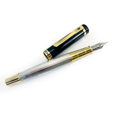 China High Quality Promotion/Business/Office OEM Metal Brass Fountain Pen With Gift Box for sale