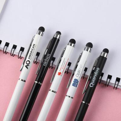 China The NPPL-019 financial institutions promotional touch screen plastic pen with logo ballpen with active stylus touch pen stylus pen for sale