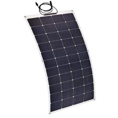 China High Efficiency SunPower Manufacturer Customized Flexible Solar Panels 150W 155W 25V 125mmx125mm for sale