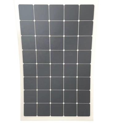 China High Efficiency SunPower Manufacturer Customized Flexible Solar Panels 170W 27.5V 125mmx125mm for sale