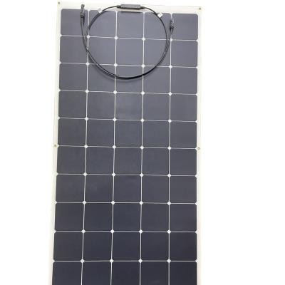 China Manufacturer Customized High Efficiency SunPower Flexible Solar Panels 175W 28.5V 125mmx125mm for sale