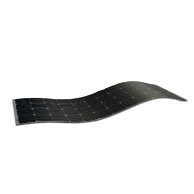 China Thin Film 400W 395W 390W Mono Crystalline Heterojunction Soft Turbine-HC Flexible Solar Panels With Half Cells 158.75mmx158.75mm for sale