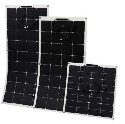 China Manufacturer Sunpower High Efficiency Back Touch 120W 125W Flexible Solar Panels 125mmx125mm for sale