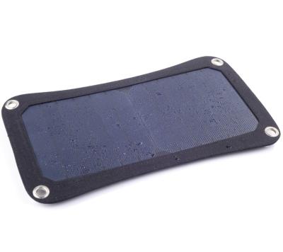 China Manufacturer 10A Factory Sale High Efficiency 6.5W 7W 6.6V 5V Mono Folding Portable Solar Panel Charger for sale