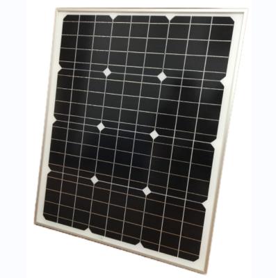 China Manufacturer high quality 60W 65W 12V 18V monocrystalline solar panels with good price 156.75mmx156.75mm for sale