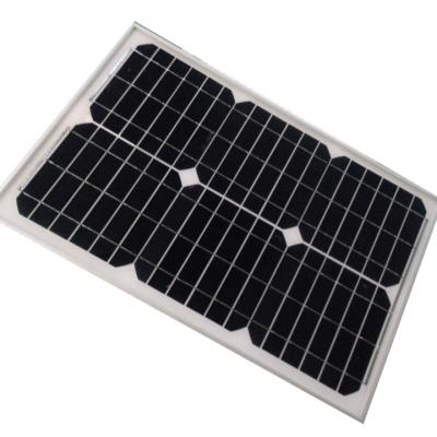 China Factory Direct High Efficiency Long Lifespan 30W 18V 156mmx156mm Silicon Cell Monocrystalline Glass Solar Panels for sale