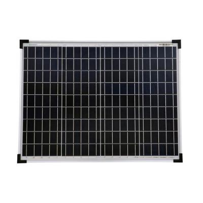 China Factory Direct High Efficiency Long Lifespan 50W 16.5V 156mmx156mm Silicon Cell Monocrystalline Glass Solar Panels for sale