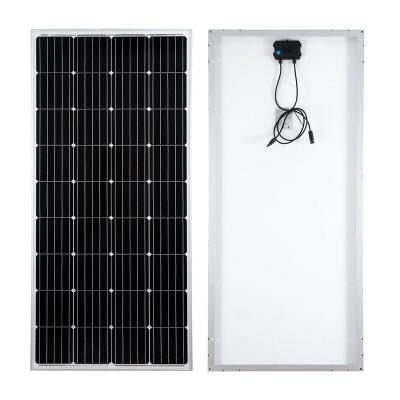 China High Efficiency Long Lifespan 180W 190W 200W 18V Monocrystalline Solar Module Cells 158.75mmx158.75mm Glass Solar Panels for sale