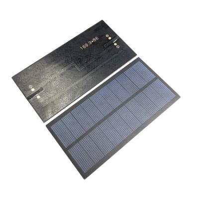 China Manufacturer High Efficiency Lightweight 2W 5V Cell Mini Small Pet Etfe Solar Polycrystalline Panels 156.75mmx156.75mm for sale