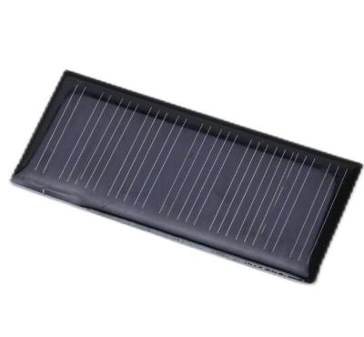 China Customized 0.5W 5V Mini Polycrystalline PET Epoxy Resin Solar Panels For 3.7V Battery Charging 156.75mmx156.75mm for sale