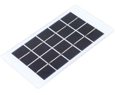 China Factory Sale Customized Mini Glass Polycrystalline Solar Panels 1.6W 1.7W 1.8W 5V 6V PV From Factory 156.75mmx156.75mm for sale