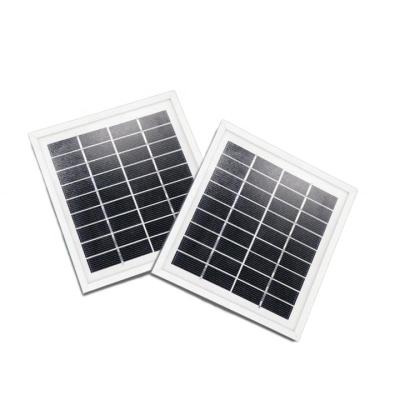 China Customized Monocrystalline Cell Mini Glass Solar Panels 2 Watt 9V 158.75mmx158.75mm for sale