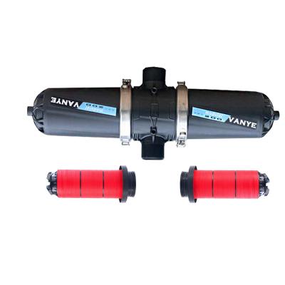 China High Quality 3 Inch H Type Agriculture Irrigation Short Tank Double Disc Filter For Agriculture Irrigation for sale