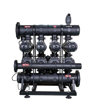 China 4inch 5units Disc Filter Nylon Automatic Sprinkler System Orchard Water Filtration for sale