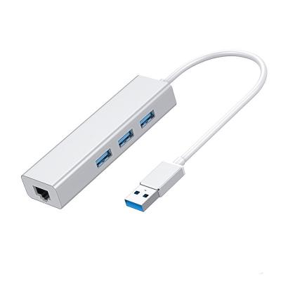 China Computer USB C Ethernet 3.0 2.0 RJ45 To Hub 10/100/1000M Ethernet Adapter Network USB Lan For Macbook Windows Type C Card for sale