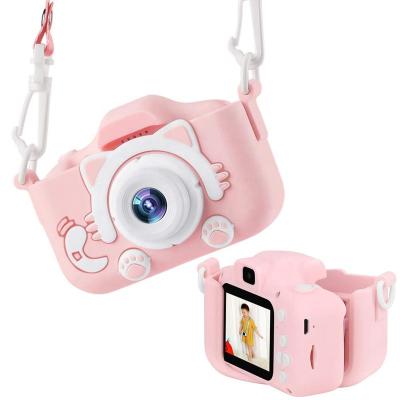 China HD Kitty Kids Camera X2 Camera With Game Kids Video Camera < 2