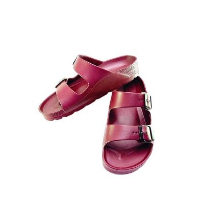 China Two Unisex Men Anti-Slippery EVA Foam Sole EVA Sandals Slipper Summer Style Straps Birken Slippers Sandal for sale