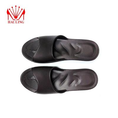 China Peep-toe EVA Indoor Bathroom EVA Sandals massage and adult size customers comfortable flexible flats anti-skid slippers color for sale