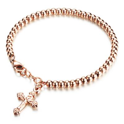 China Classic Religious Jesus Cross Charmed Design Bracelets Church Jewelry for sale