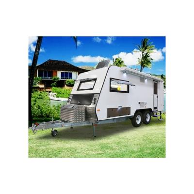 China Factory Price RV Travel Trailer Factory Price Spacious Offroad Light Trailer Camping Caravan for sale