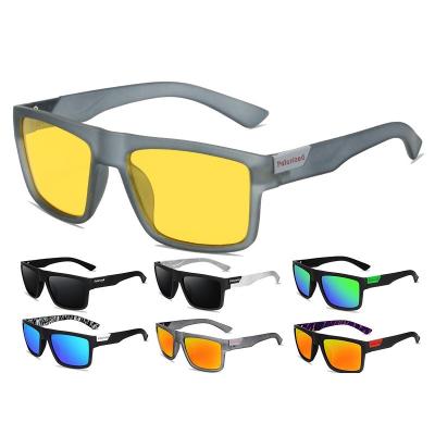 China Fashion Sunglasses Women's Square Sunglasses Sport With TAC Yellow Night Version Polarized Lens for sale