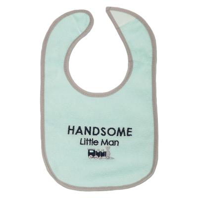 China 100% Combed Cotton Antibacterial Customize Plain Bibs Embroidered Logo Pure Cotton Printed Baby Bibs Customized Baby Bibs for sale