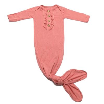 China Infants and Toddlers 1000 Firm Support Newborn Infant Cotton Color/Rayon O-Neck Baby Button Sleeping Bag Dress Breathable Winter New Design for sale