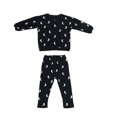 China 100% Interlock Antibacterial Cotton Customized Kids Toddler Pajamas Set Sleepwear Kids Sleepwear Nightgowns Set Customized Pajamas 'children for sale