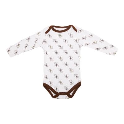 China Baby Knitted Cotton Long Sleeve Romper Newborn Infant Solid Button Onsie for sale