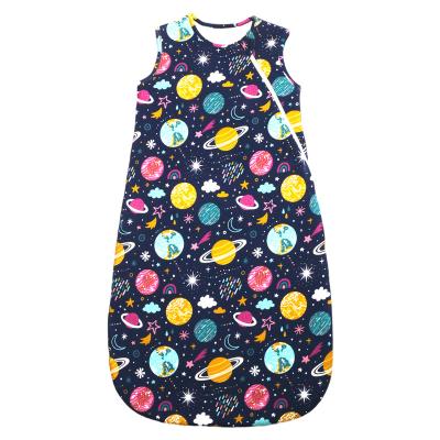 China Antibacterial Customize Baby Sleep Suit Popular Bamboo Spandex Organic Singlet Knitted Cotton Muslin Sleeping Bag Sleep Bag Suit for sale